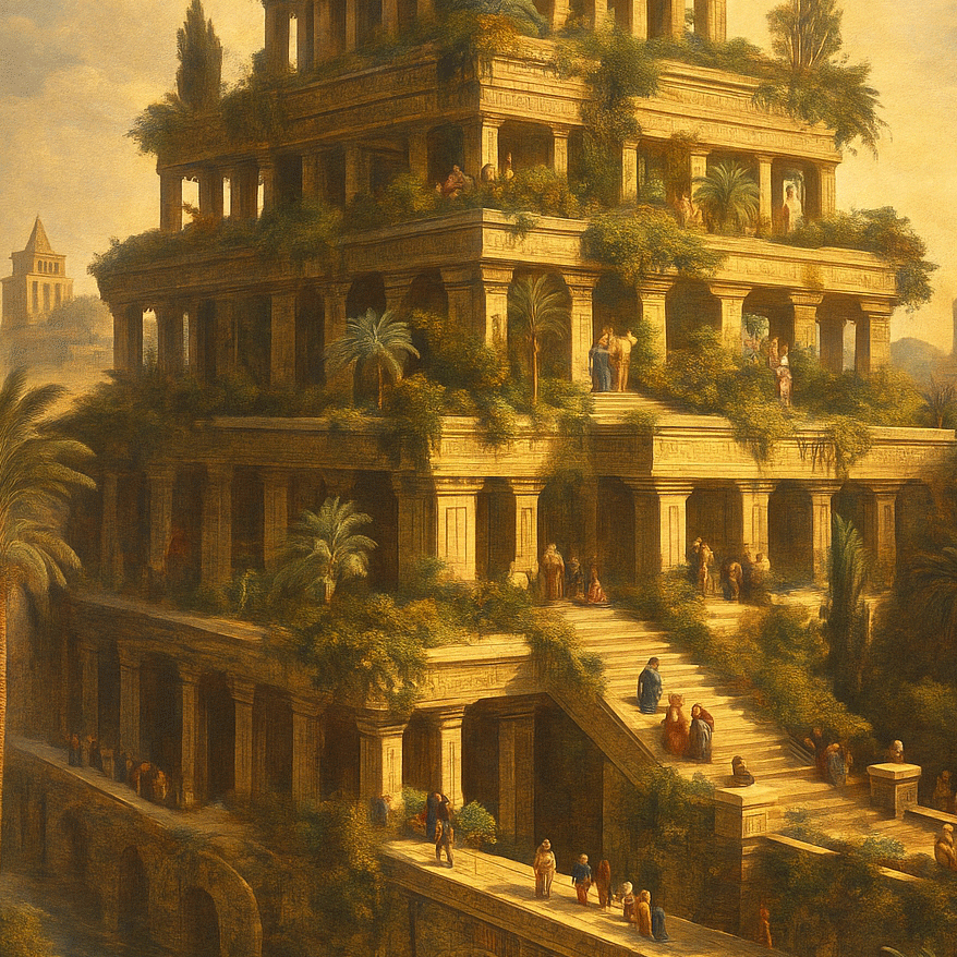 Historic vertical garden or green wall concept