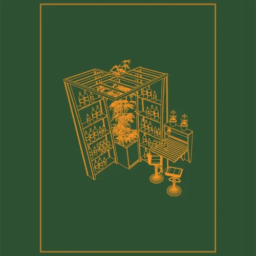 Indoor green architectural structures designed to integrate plants into modern interior spaces